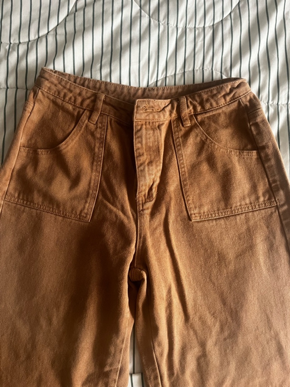 Altar'd State women’s Rust Brown Utility Chino Pants